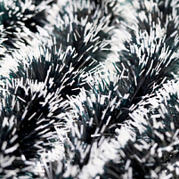 Новогодняя мишура (зелено-белый), Зелено-белый