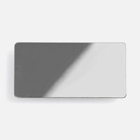 Значок Magnet Matto, серебристый глянцевый