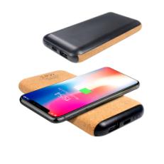 Внешний аккумулятор Suntory с беспроводной зарядкой, Черный