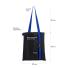 Шоппер Superbag black с ремувкой 4sb (чёрный с синим)