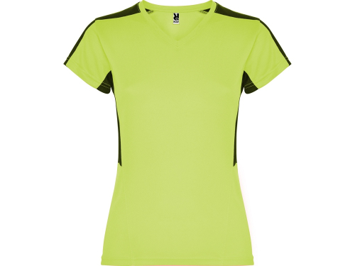 Футболка Suzuka женская, лаймовый пунш/черный