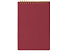 Блокнот А5 на гребне Pragmatic 60 листов в линейку, бордовый