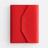 Ежедневник-органайзер Clean Slate, недатированный, красный