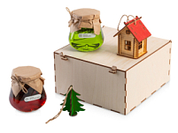 Подарочный набор Decoration Deluxe 2.0 с двумя видами варенья, натуральный