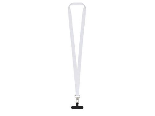Ланъярд 2,5 см под сублимацию с трендовым карабином и узким держателем для телефона из ПЭ