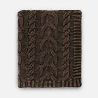 Плед Hygge, коричневый