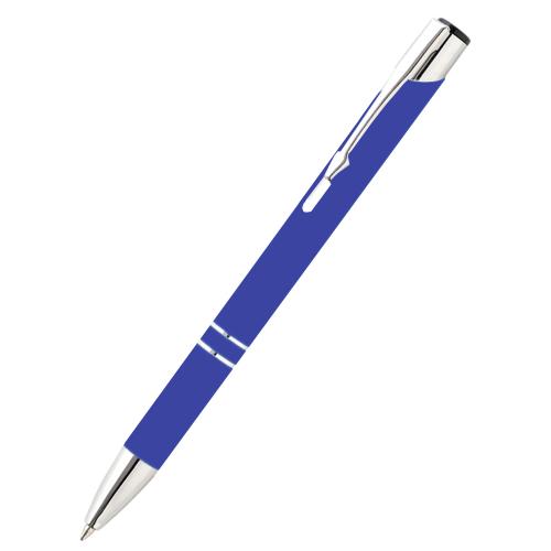 Ручка металлическая Molly софт-тач, Светло-синий