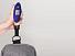 Багажные весы с покрытием soft touch Gravity, синий