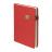 Ежедневник недатированный Linnie, формат А5, в линейку, красный