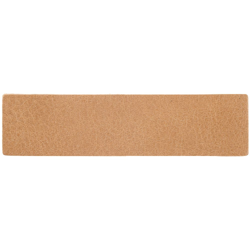 Лейбл кожаный Pasek, S, бежевый