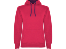 Толстовка с капюшоном Urban женская, фуксия/фиолетовый