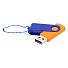 Флешка Designer To Go 2.0 USB 16Gb, Оранжевый/Синий
