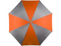 Зонт-трость «Форсайт», цвет: серый, оранжевый