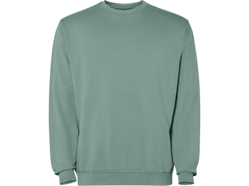 Свитшот Jaya унисекс, сине-зеленый выстиранный