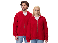 Толстовка оверсайз с капюшоном на молнии Monaco, красный