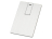 Флеш-карта USB 2.0 16 Gb в виде металлической карты Card Metal, серебристый
