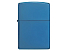 Зажигалка ZIPPO Classic с покрытием Sapphire™, латунь/сталь, синяя, глянцевая, 38x13x57 мм