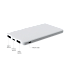Внешний аккумулятор Bplanner Power 1 ST, софт-тач, 5000 mAh (Белый)