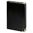 Ежедневник полудатированный Classic Pristine Gold А5, Черный/Золотой