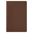 Блокнот Alpha slim, коричневый