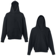 Толстовка мужская UNIQUE HOODIE 280, черный