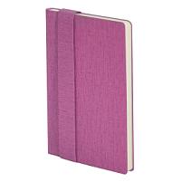 Бизнес-блокнот А5  "Provence", розовый , мягкая обложка, в клетку, розовый