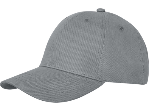 Бейсболка Davis, 6 панелей, серый