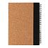 Блокнот на спирали Cork с ручкой