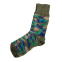 Носки подарочные  "Камуфляж" в упаковке, зеленый камуфляж