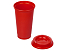 Стакан-тамблер SipGo, 400мл, красный 185С