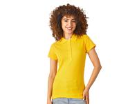 Рубашка поло "First" женская, цвет: желтый, золотой