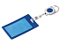 Бейдж с рулеткой-карабин Favor, синий