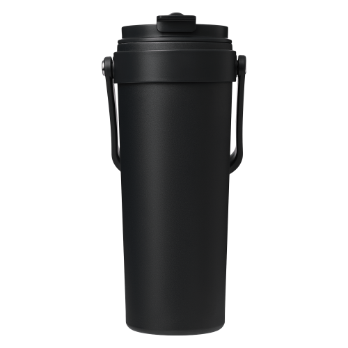 Термокружка вакуумная Соло (Solo), черная