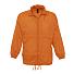 Ветровка водоотталкивающая унисекс SURF, оранжевый