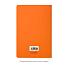 Блокнот Alpha slim, оранжевый