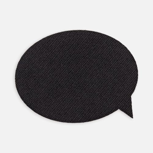 Наклейка тканевая Lunga Bubble, M, черная