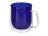 Цветная кружка Ubud с двойными стенками, синий