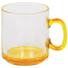 Кружка "Joyful", прозрачный, желтый