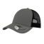 Бейсболка RAPPER COTTON, 5 клиньев, пластиковая застежка, темно-серый, черный