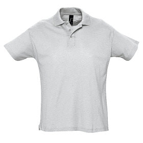 Рубашка поло мужская SUMMER II 170 , светло-серый меланж