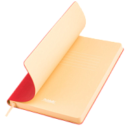 Ежедневник Latte NEW недатированный, красный/бежевый