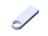 USB 2.0-флешка на 8 Гб с мини чипом и круглым отверстием, белый