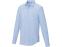 Cuprite Мужская рубашка с длинным рукавом, изготовленная из натуральных материалов, которые отвечают стандарту GOTS - Светло-синий