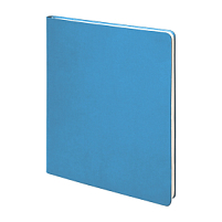 Бизнес-блокнот CUBI, B6+, в линейку, лазурный