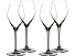 Набор бокалов Champagne, 330мл. Riedel, 4шт