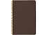 Бизнес тетрадь на гребне А5 Pragmatic, 60 листов в клетку, темно-коричневый