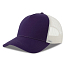 Бейсболка RAPPER COTTON-S, 5 клиньев, пластиковая застёжка, фиолетовый, белый
