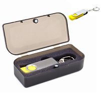 Флешка Twist 16 Гб в футляре, Желтый