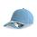 Бейсболка FRASER, органический хлопок, 6 клиньев, металлическая застежка, голубой