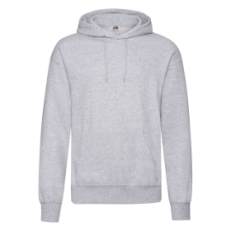 Толстовка "Classic Hooded Sweat", серый меланж_S, 80% х/б, 20% п/э, 280 г/м2, серый меланж